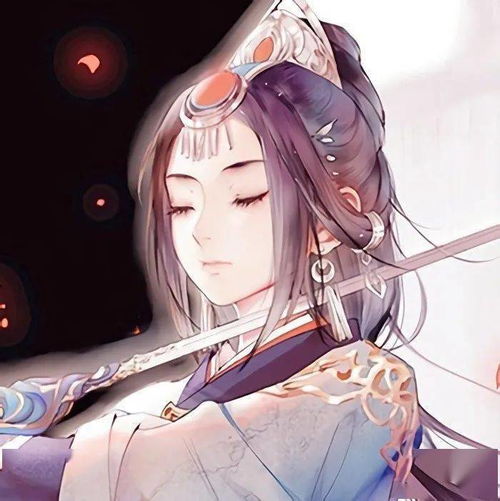 qq头像女卡通酷古风