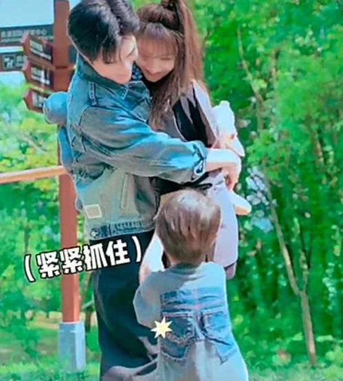 麦迪娜分享郊游照,一家三口超有爱,麦迪娜眼神尽显母爱