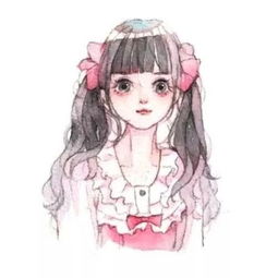 长发清新动漫女生头像