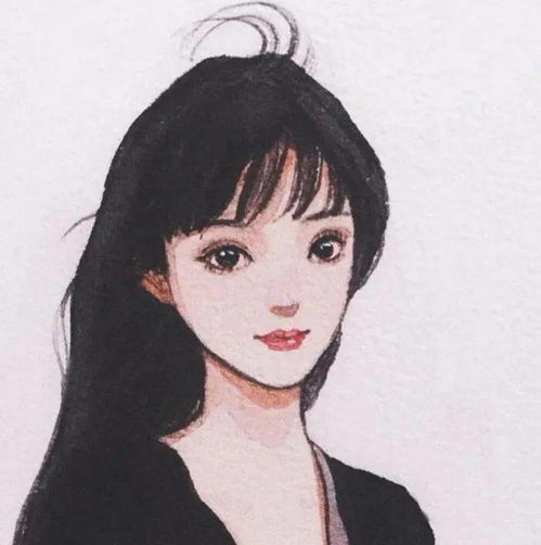 女生头像复古气质女神漫画头像走一波