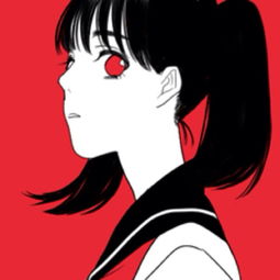 动漫头像少女双马尾红瞳