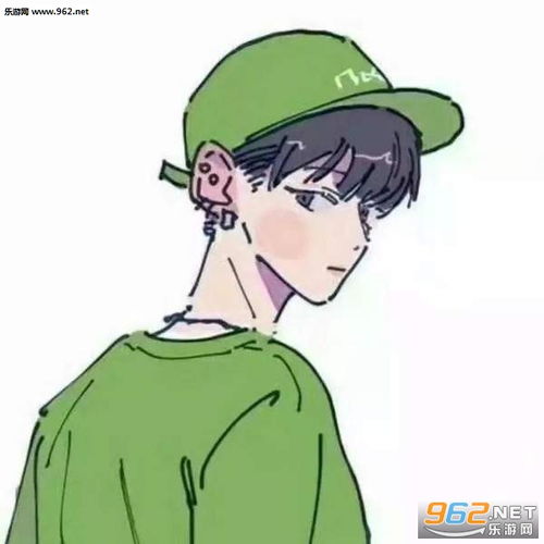 绿色情侣头像卡通图片绿色情侣头像图片大全下载乐游网游戏下载