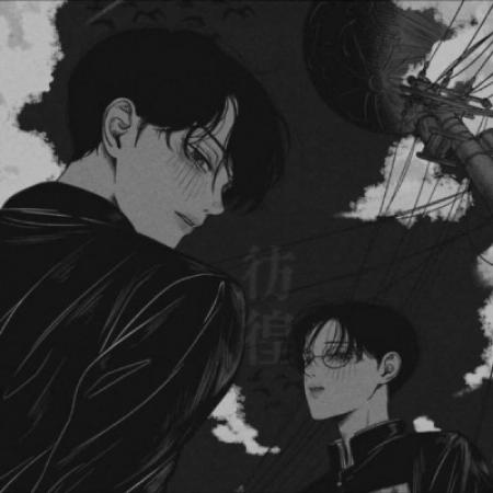 黑白动漫男头像,2020黑白动漫男头高清头像