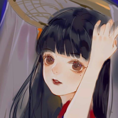 闺蜜头像古风卡通一人