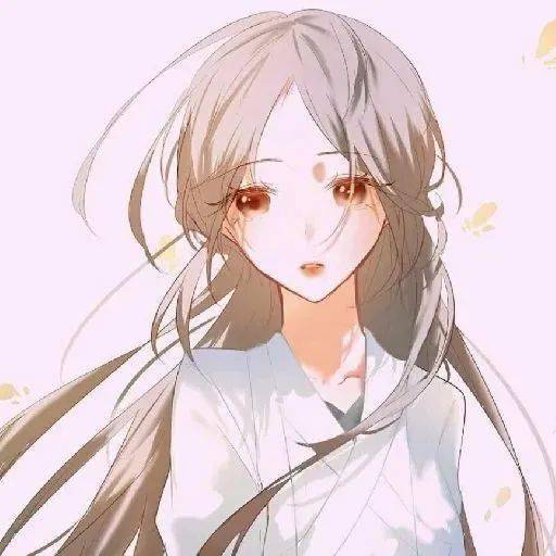 意境古风漫画女生头像相恨不如潮有信相思始觉海非深