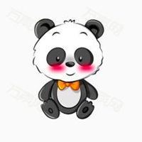 大熊猫可爱卡通头像卡通可爱大熊猫头像图片