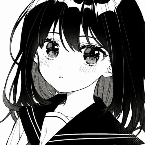 可爱头像卡通女生闺蜜动漫百合