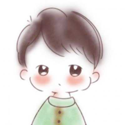 手绘漫画一男一女伴侣头像