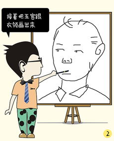 怎样画老人头像