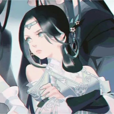 最近超火二次元的红色古风女生头像古风动漫女生头像