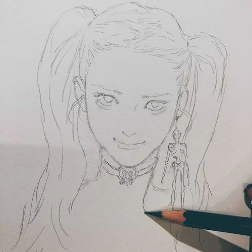 这位小姐姐明明可以靠颜值却非要靠才华,最擅长用水墨画法绘制动漫人物