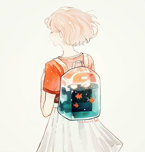 这么治愈的插画,看着就好舒服