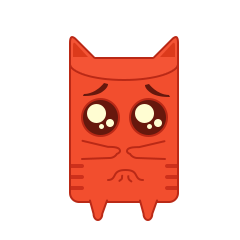 gif一只长得像红包的猫表情设计