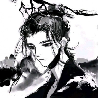 男生微信文艺卡通头像古风