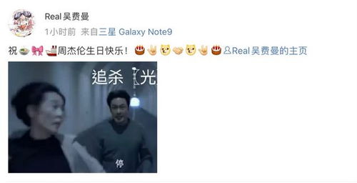 吴镇宇儿子为周杰伦庆生,却嫌弃亲爹长相,曾经的小胖墩变帅小伙