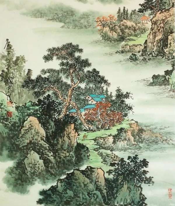 40岁女人微信头像山水画道德绑架