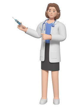3d卡通女医生,人物素材,设计素材,设计模板,汇图网