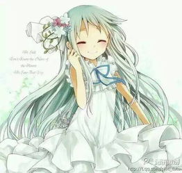 卡通动漫白色衣服像雪人一样的女孩