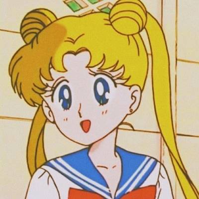 卡通情侣头像q版头像美少女战士