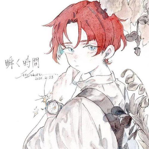 水彩画入门古风清新画风漫画人物素材