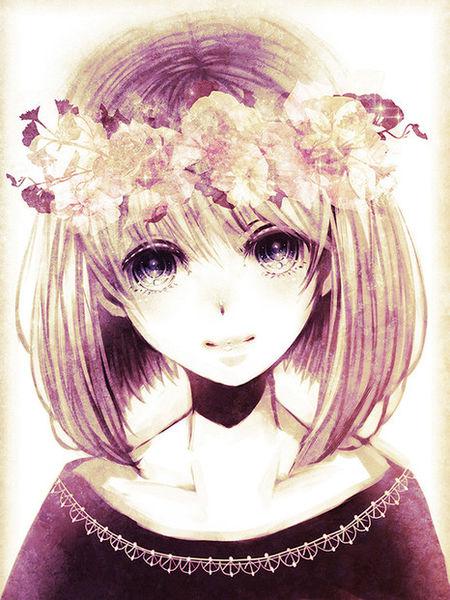 求森系女生动漫图片