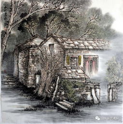 心灵的故乡刘东方先生山水画精品赏析高清大图