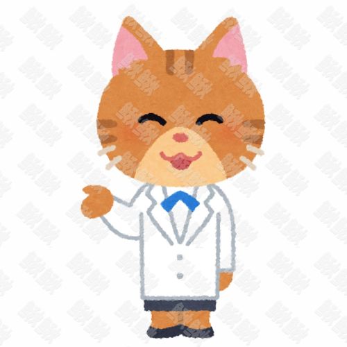 穿着医生大夫制女医生宠物医生的小狗狗猫咪小猫手绘卡通插画手绘png儿童插画免扣素材2阿猫阿狗