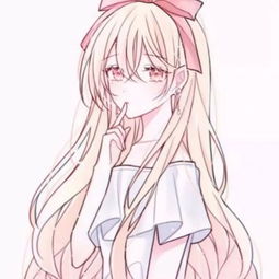 长发清新动漫女生头像