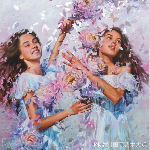 乌克兰美女画家安娜美子的油画,香气扑面而来