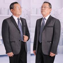 有穿着西服的中老年人的图片吗要现实中的,越多采纳的几率越大