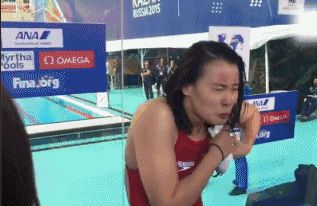傅园慧表情包走红傅园慧采访表情包gif动图合集