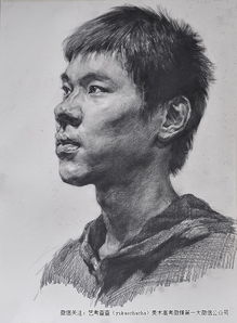 素描头像男青年默写素材资料
