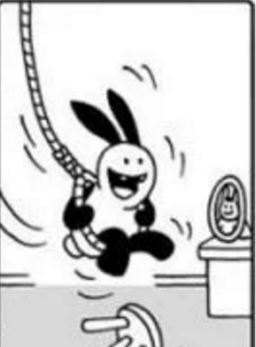 奇趣漫画兔子已经很绝望,可女孩的一通电话,让兔子开心到荡秋千