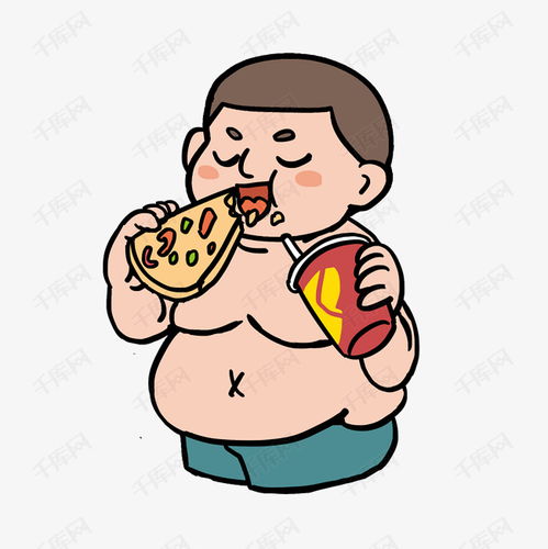 卡通人物大肚腩贪吃的胖子素材图片免费下载高清psd千库网图片编号9115226