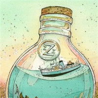 卡通版简约头像冷色调手绘一丝淡然淡弃我几曲情
