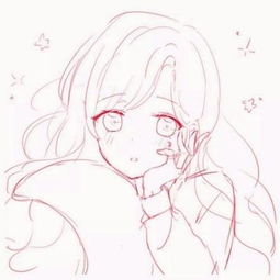 粉色系列女生动漫头像可爱少女心