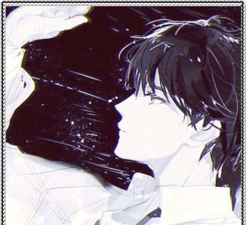 6张暗黑系动漫男生头像,黑暗是一时,以后多得是康庄大道