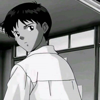 黑白伤感男生二次元qq头像二次元qq动漫头像