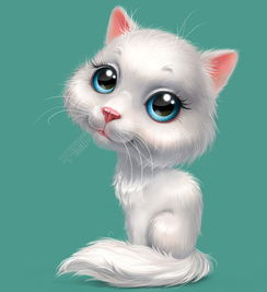 3d白色小猫图片高清图片免费下载jpg格式913像素编号26139115千图网