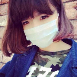 卡通婚纱照头像一对口罩