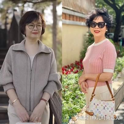被这些五十岁女人的穿搭惊艳了时尚又减龄,出门回头率高