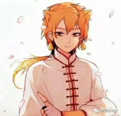 卡通情侣头像猫头像
