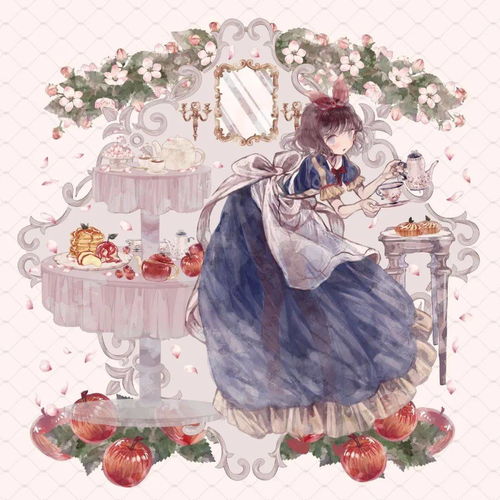 插画壁纸头像存图白雪姬和美少女战士,洛丽塔动漫少女人物系列作品