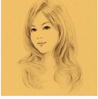 急谁有简洁的黑白手绘动漫女头