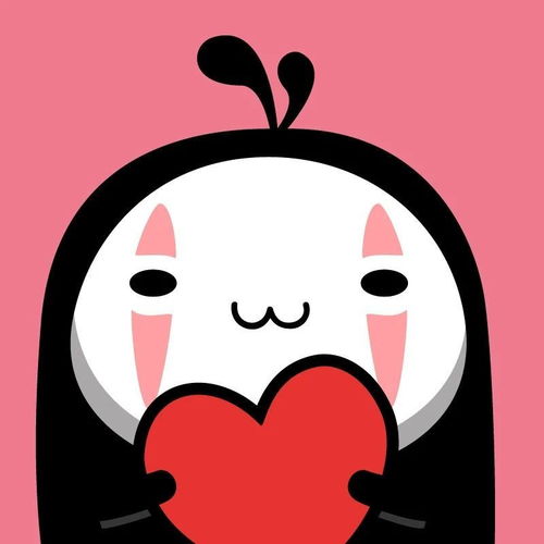 动漫头像可爱无脸男头像,原来他也是一个吃货