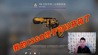 csgo搞笑辣条哥注册终于满15天了,自己号开箱抽奖首秀