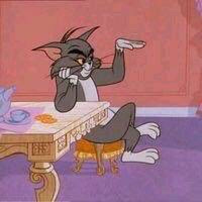 猫和老鼠可爱搞笑卡通情侣头像