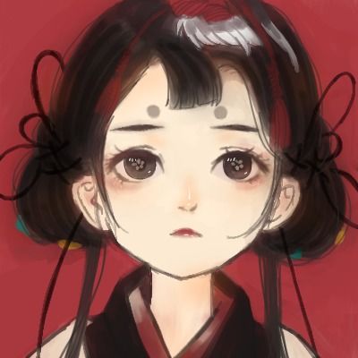 夜深忽梦少年事,唯梦闲人不梦君动漫古风女生头像