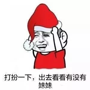 圣诞节搞笑表情包圣诞帽