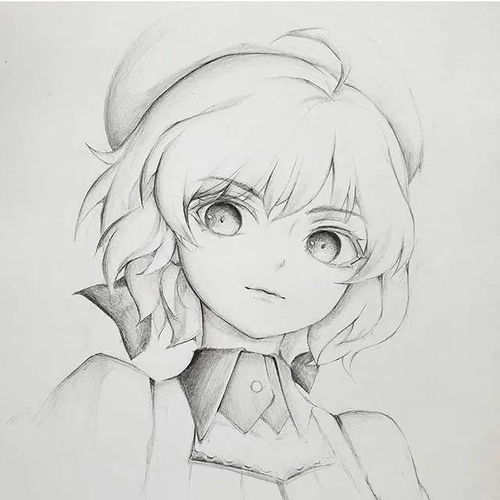 超多风格动漫少女人物线稿素材临摹